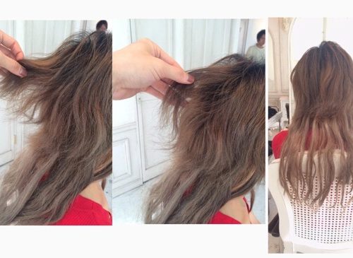 縮毛矯正した髪にブリーチを繰り返した結果、ビビリ毛になり髪が切れてしまった場合の改善策