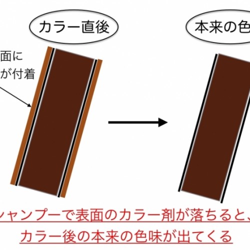 カラーしてても素髪になれますか?