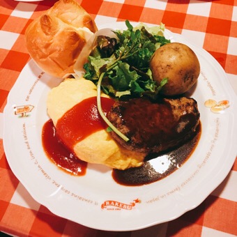 【RAKERU】のオムライスを食してきた。