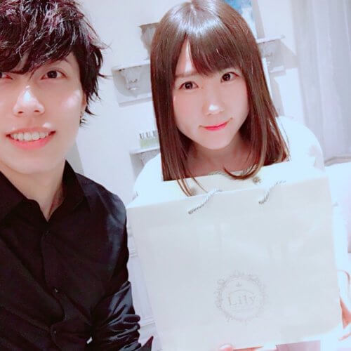 全体の毛先を切ったみたい!Flowersに感動し、思わず購入されました♪